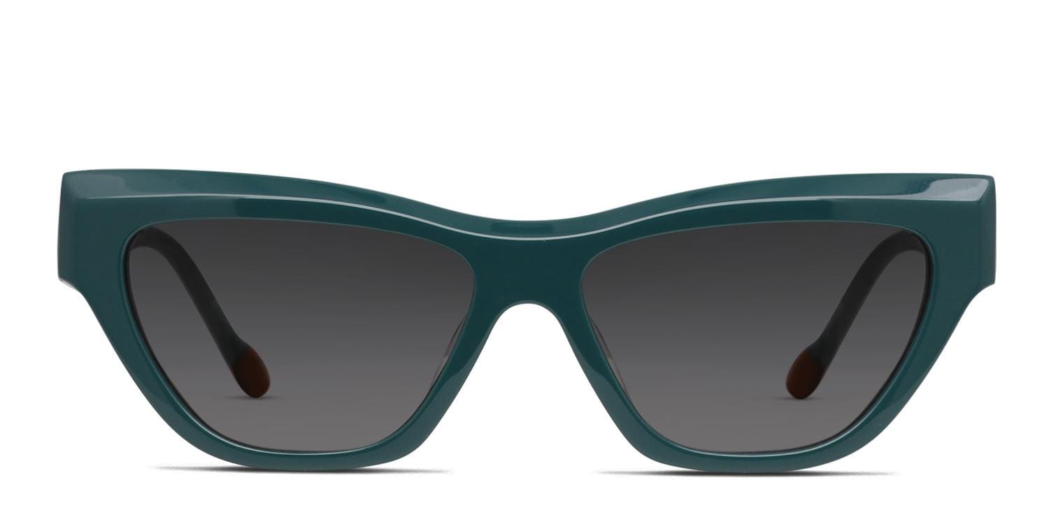 Le Specs Muse That Green glasses - Green - Frontal View