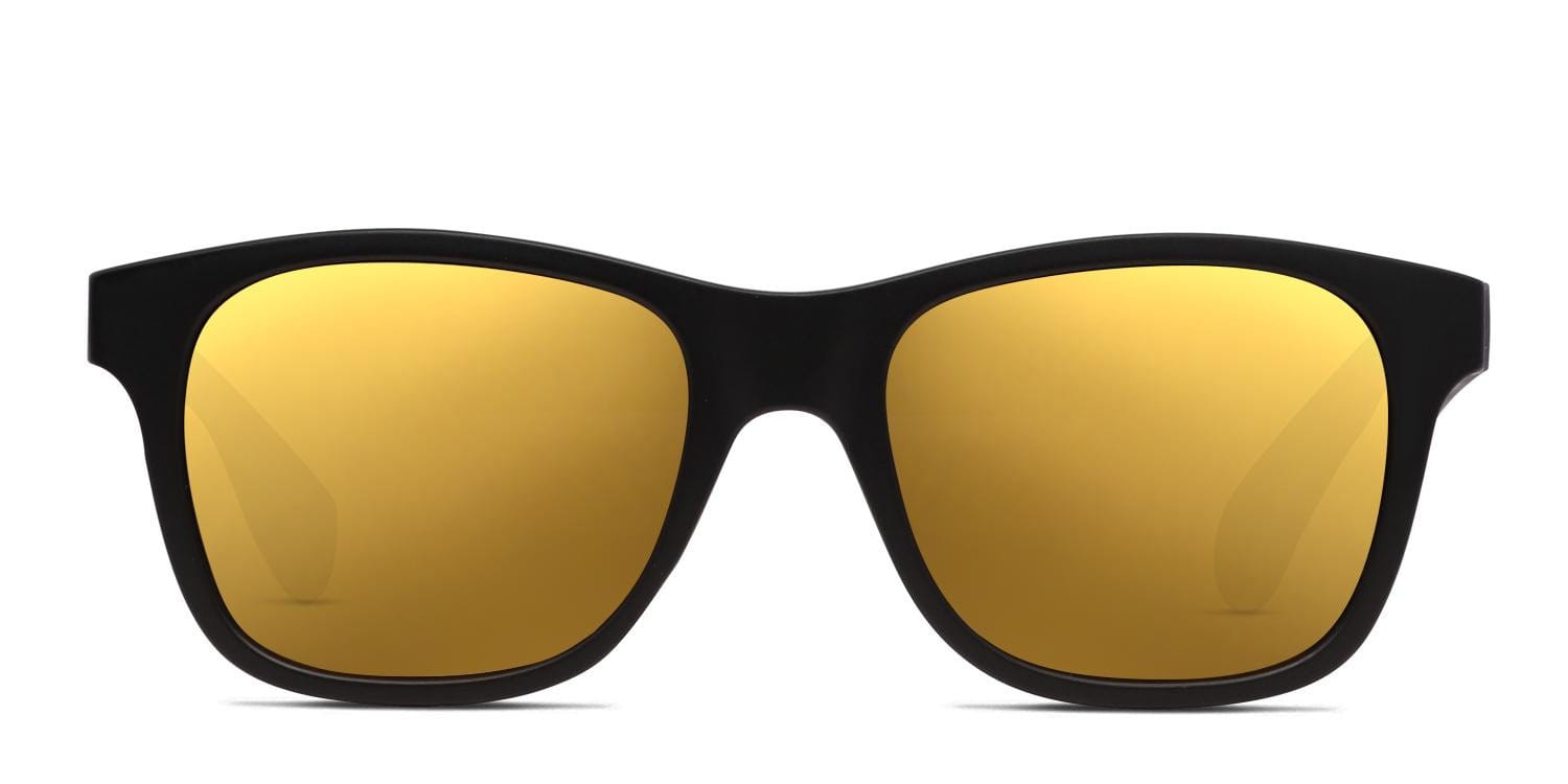 Adidas OR0060 Black/Gold/Gray glasses - Black / Gold / Gray - Frontal View