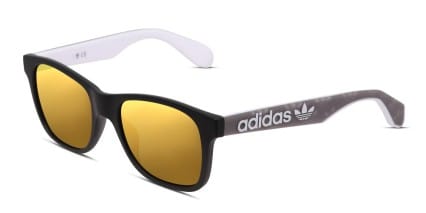 Adidas OR0060 Black/Gold/Gray glasses - Black / Gold / Gray - Angle View