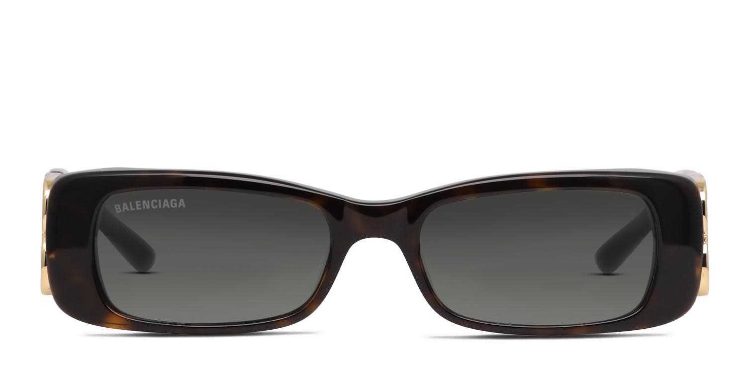 Balenciaga BB0096S Brown, Tortoise glasses - Brown / Tortoise - Frontal View