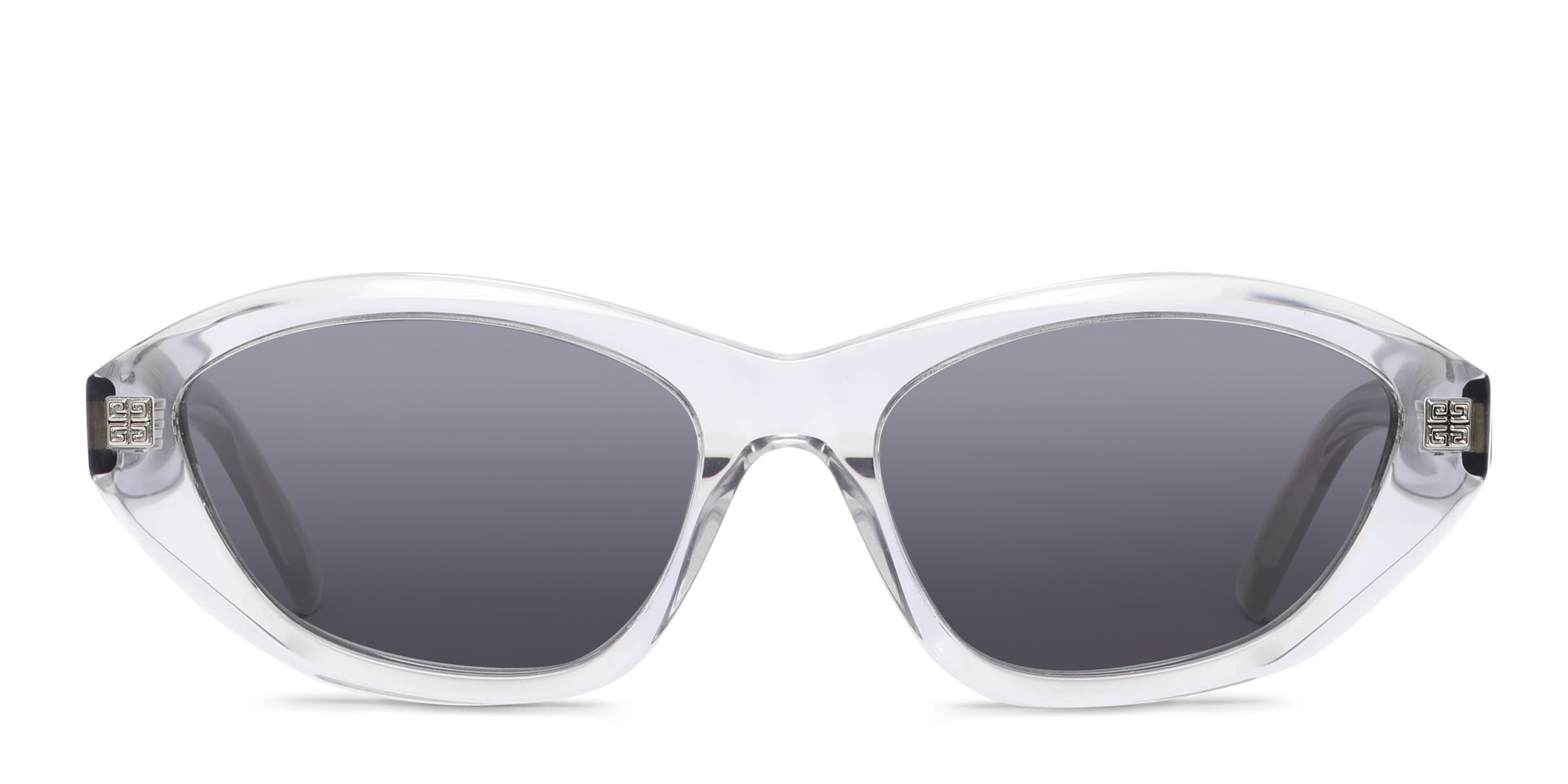 Givenchy GV40038I Gray, Claer glasses - Gray / Clear - Frontal View
