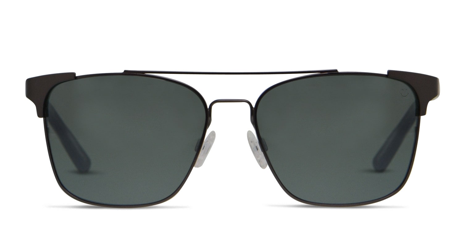 Spy Wingate Gunmetal Square Full Frame sunglasses - front