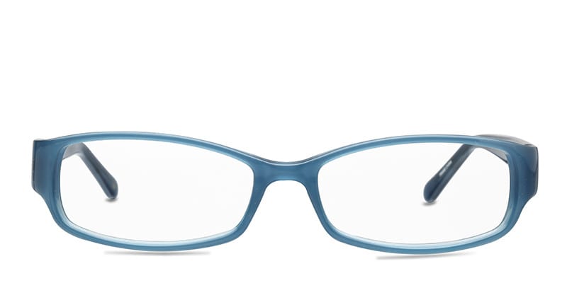 Diane Von Furstenberg DVF5026 Teal NA Rectangle Full Frame eyeglasses - front
