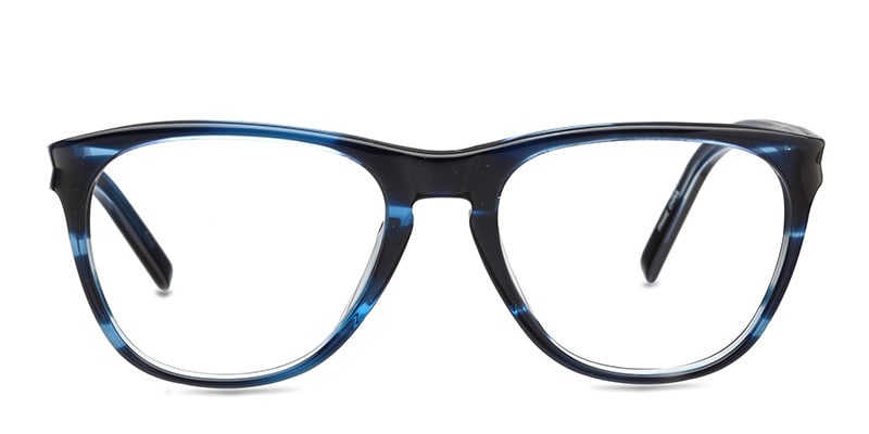 Karl Lagerfeld KL794 Blue Oversized Full Frame eyeglasses - front