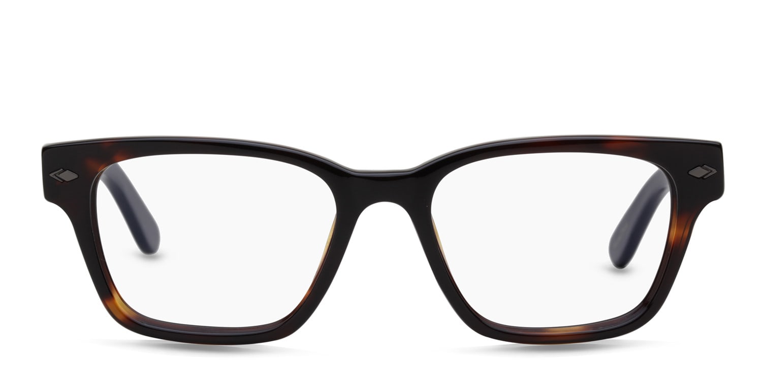 Just Cavalli JC0368 Tortoise w/Blue NA Square Full Frame eyeglasses - front