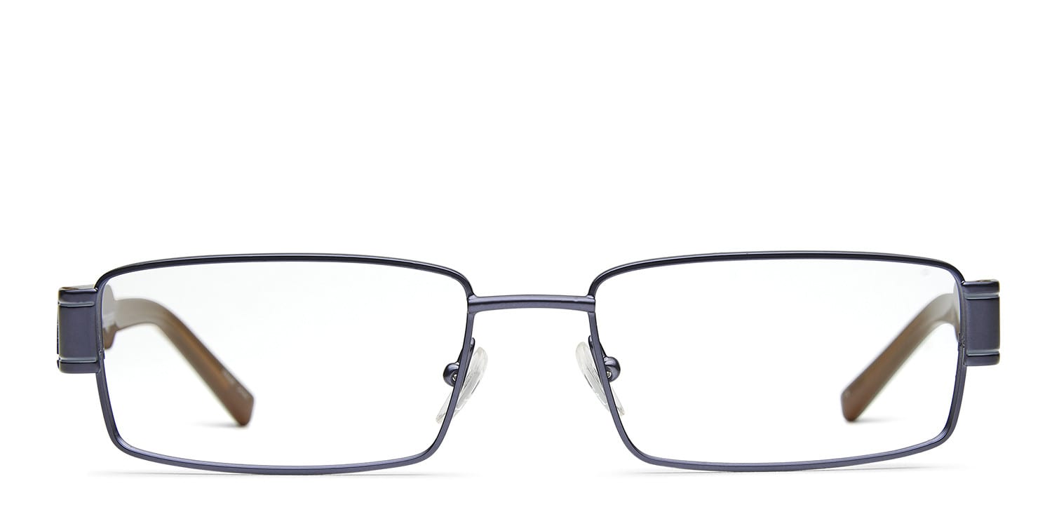 Converse Long Way Navy Blue NA Rectangle Full Frame eyeglasses - front