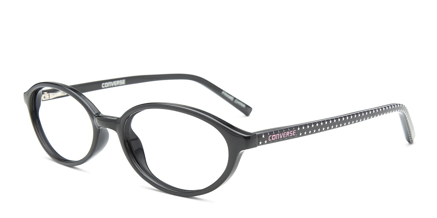 Converse Flutter Black Prescription Eyeglasses