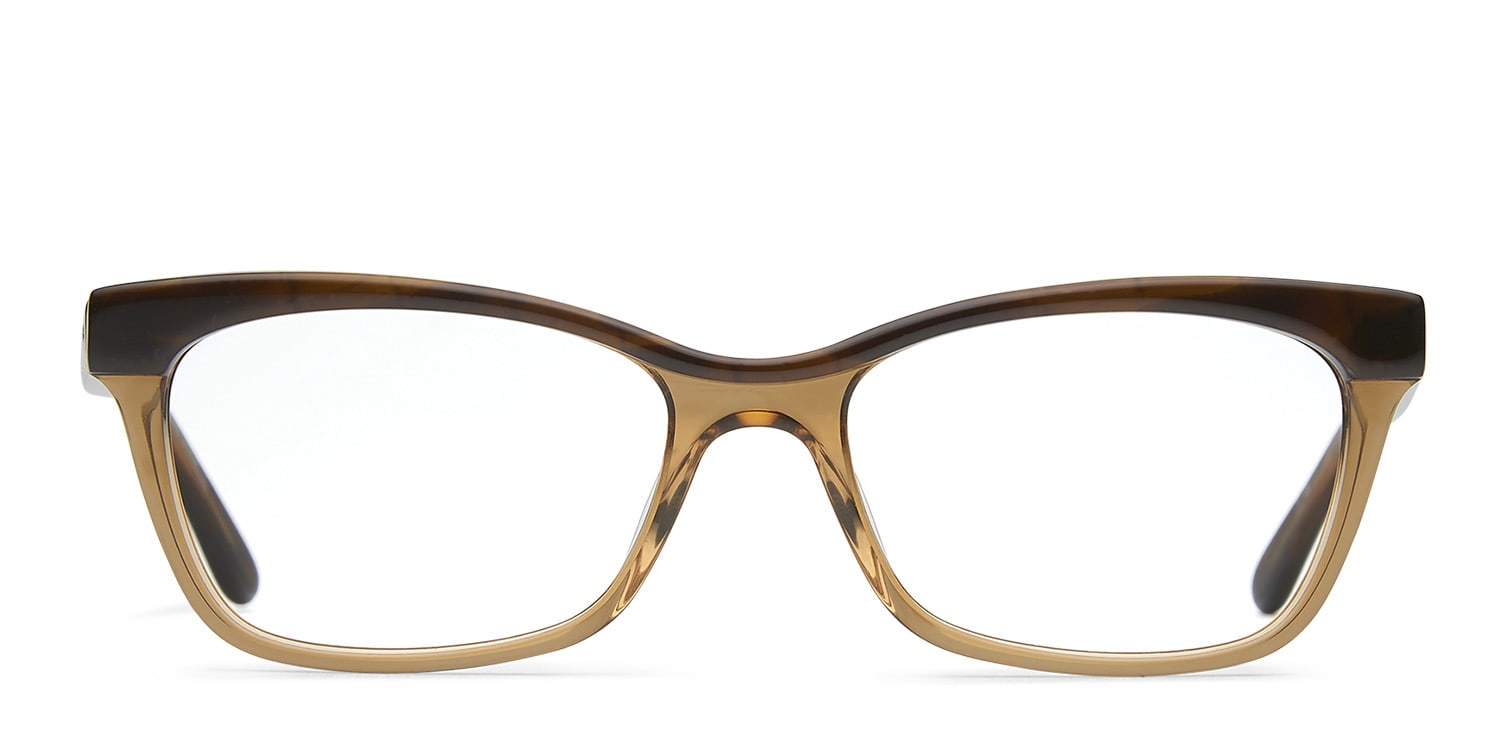 Converse Luminosity Brown Geometric Full Frame eyeglasses - front