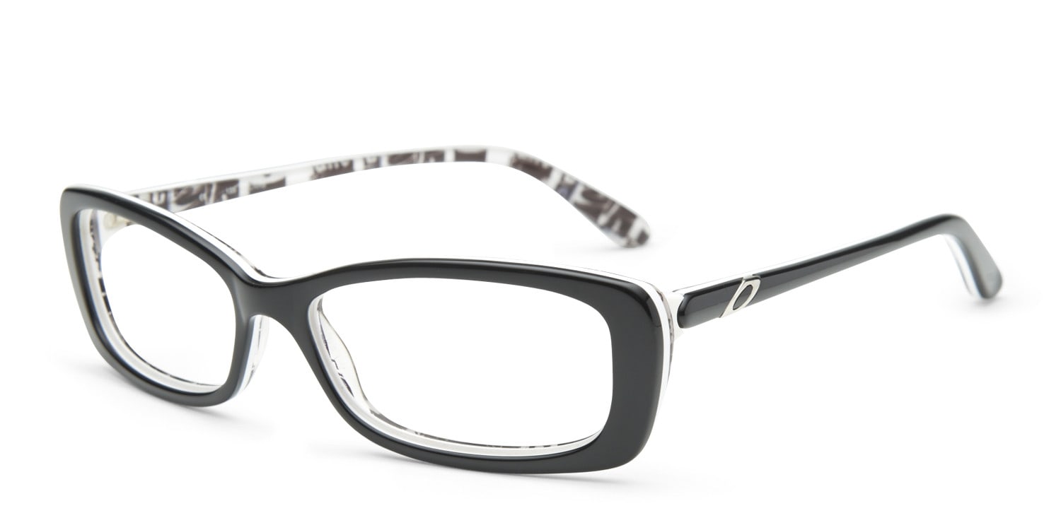 Oakley Cross Court Black w/White NA