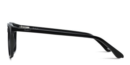 Amelia E. Laura Shiny Black glasses - Shiny Black - Side View