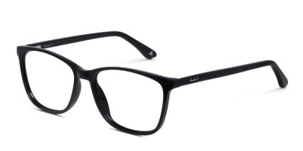 Amelia E. Laura Shiny Black glasses - Shiny Black - Angle View