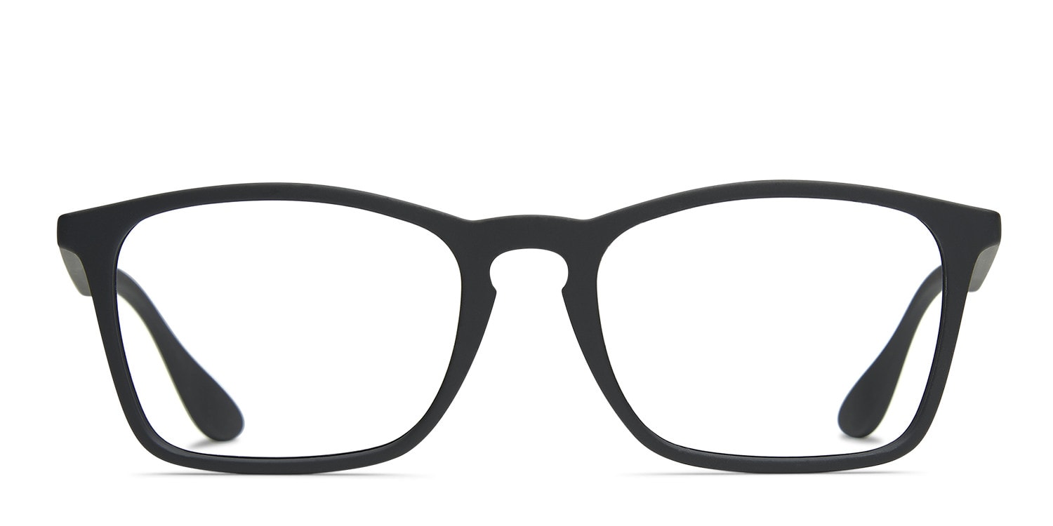 Ray-Ban 7045 Black Square Full Frame eyeglasses - front