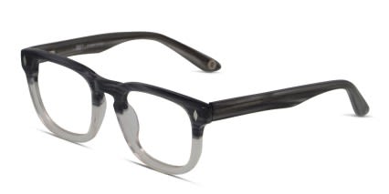 Muse M Modern Gray/Clear glasses - Gray / Clear - Angle View