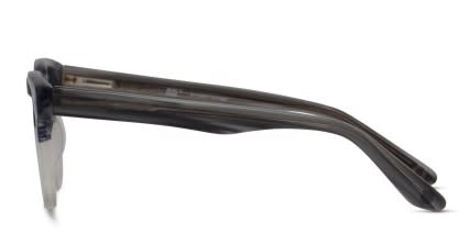 Muse M Modern Gray/Clear glasses - Gray / Clear - Side View