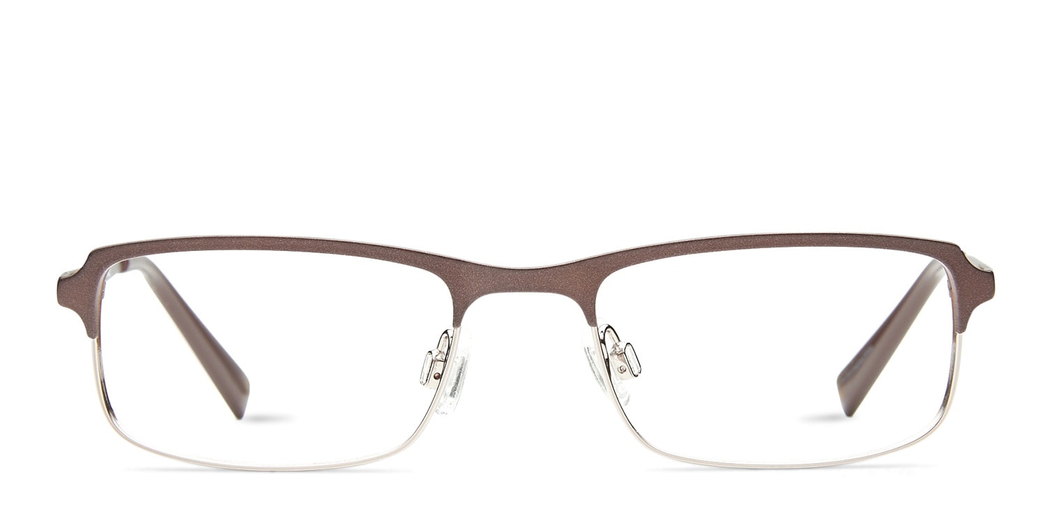 Timberland TB5043 Brown NA Rectangle Full Frame eyeglasses - front