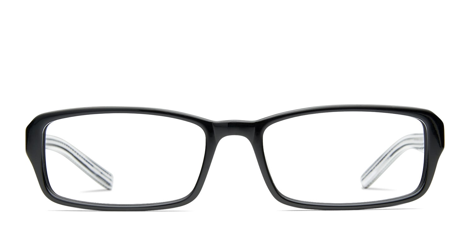 Converse A030 Black NA Rectangle Full Frame eyeglasses - front