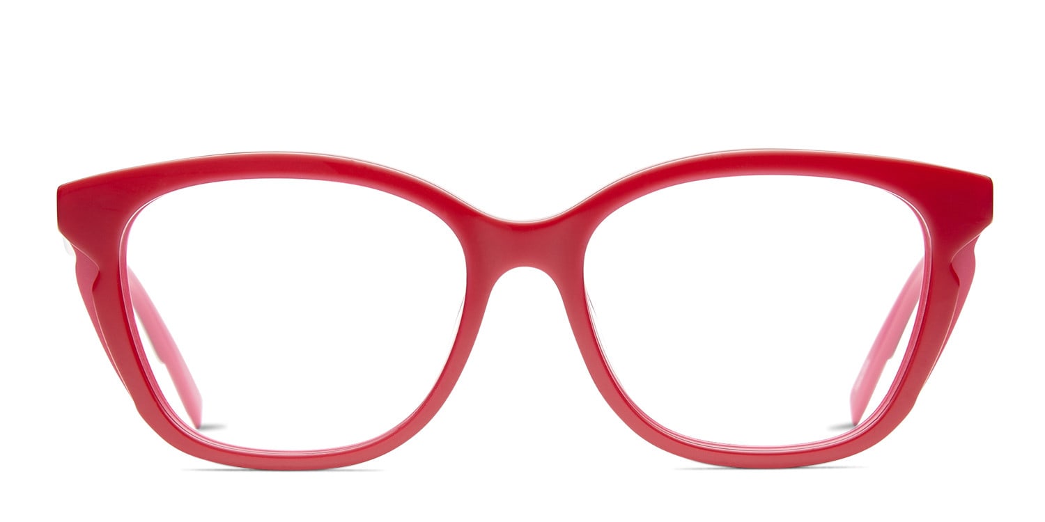 Just Cavalli JC523 Red Oversized Full Frame eyeglasses - front