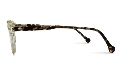 Belvie Dejar Yellow, Clear glasses - Yellow / Clear - Side View