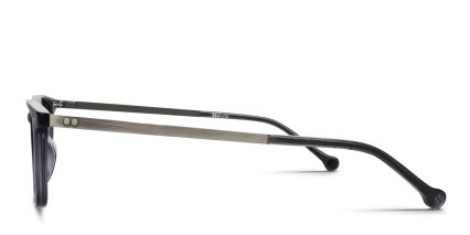 Belvie Edgar Gray glasses - Gray - Side View
