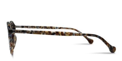 Belvie Kaisa Tortoise, Blue glasses - Tortoise / Blue - Side View