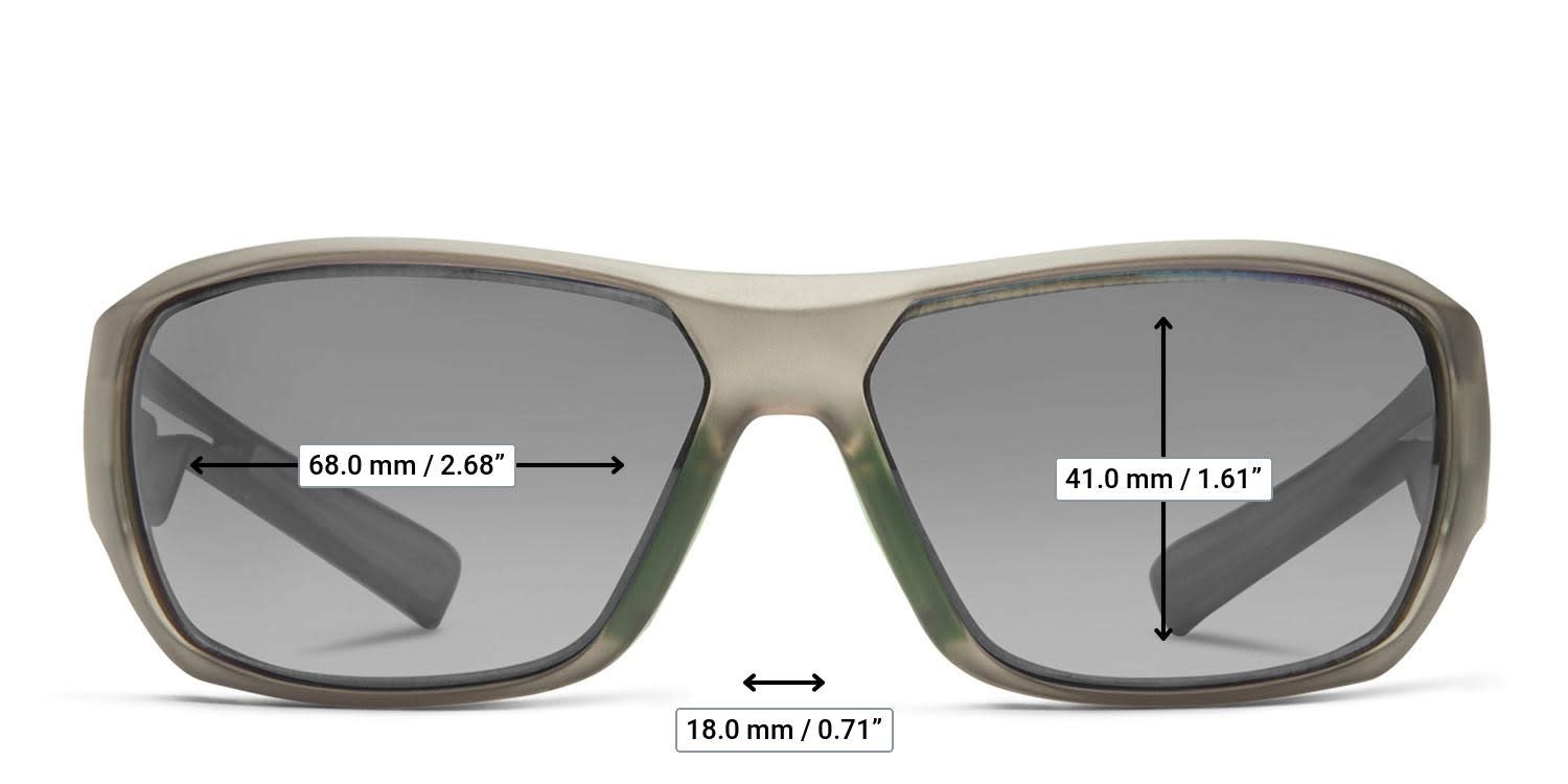 Drift Gray glasses - Measurements
