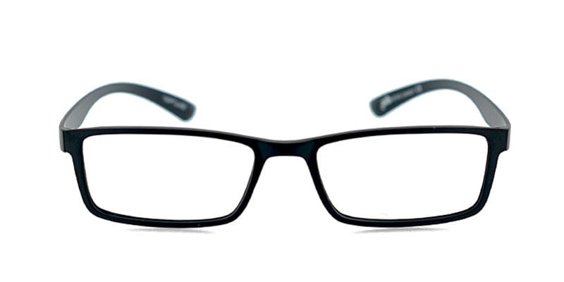 Jello JL400 Black NA Rectangle Full Frame sunglasses - front