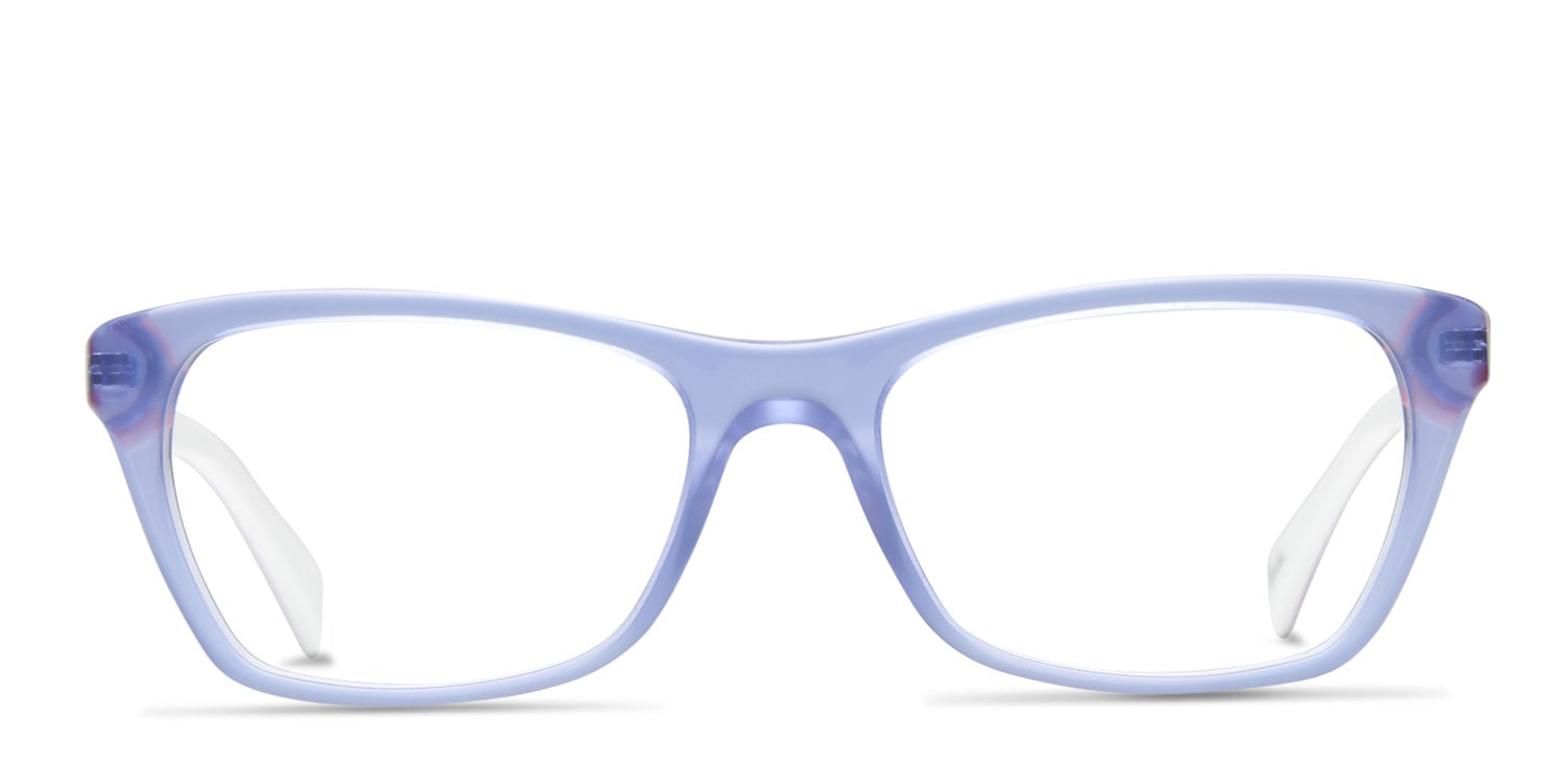 Ray-Ban 5298 Blue w/Purple Cat Eye Full Frame eyeglasses - front