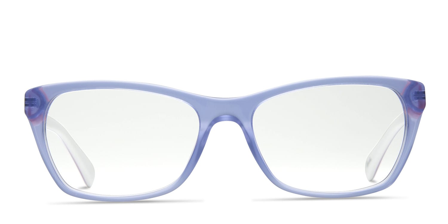 Ray-Ban 5298 Blue w/Purple Cat Eye Full Frame eyeglasses - front