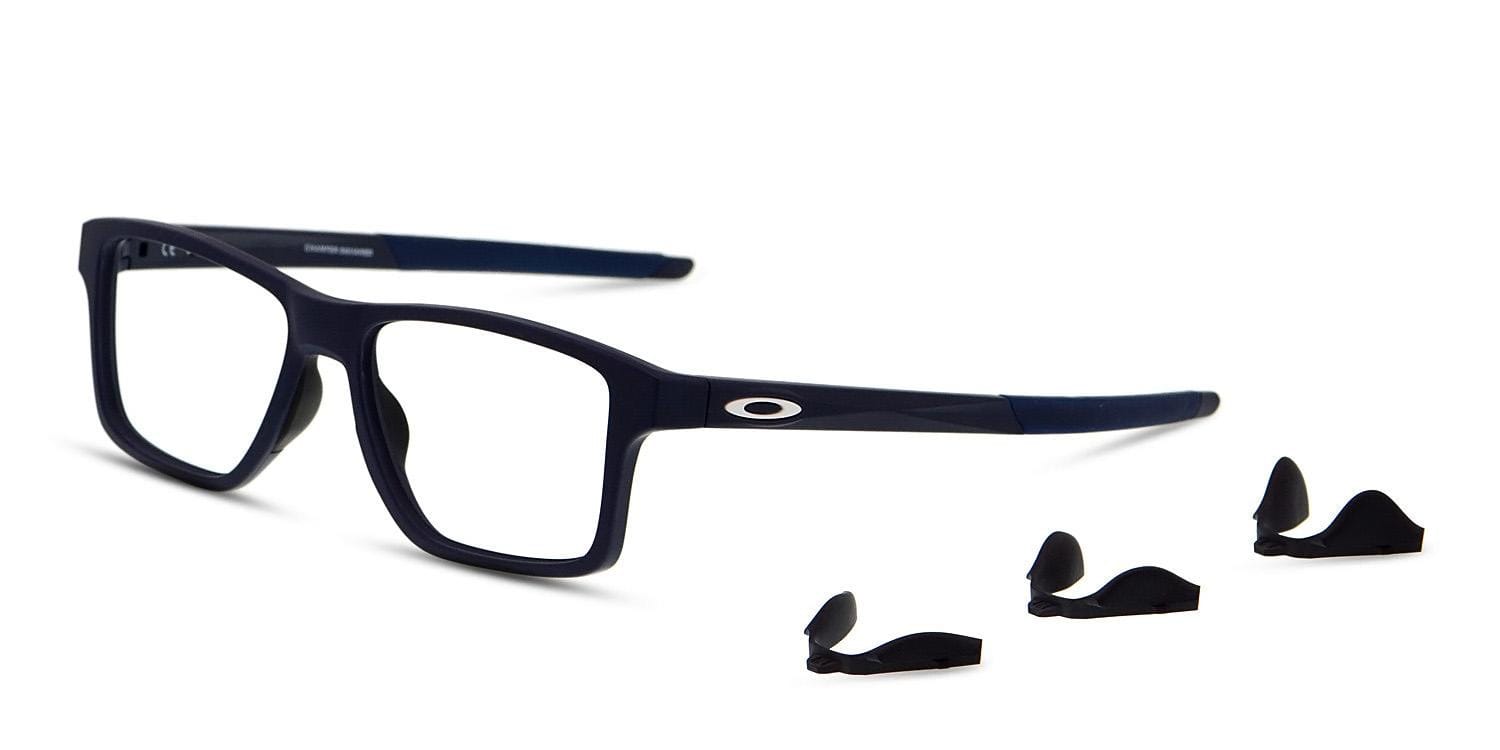 Oakley Chamfer Squared Blue Prescription Eyeglasses
