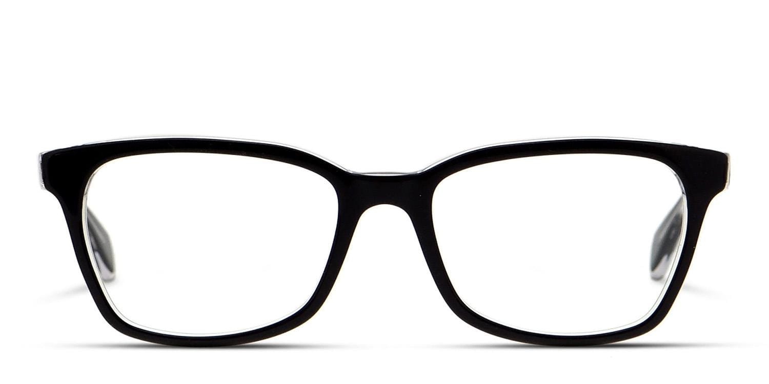 Ray-Ban RX5362 Shiny Black/Clear glasses - Shiny Black / Clear - Frontal View
