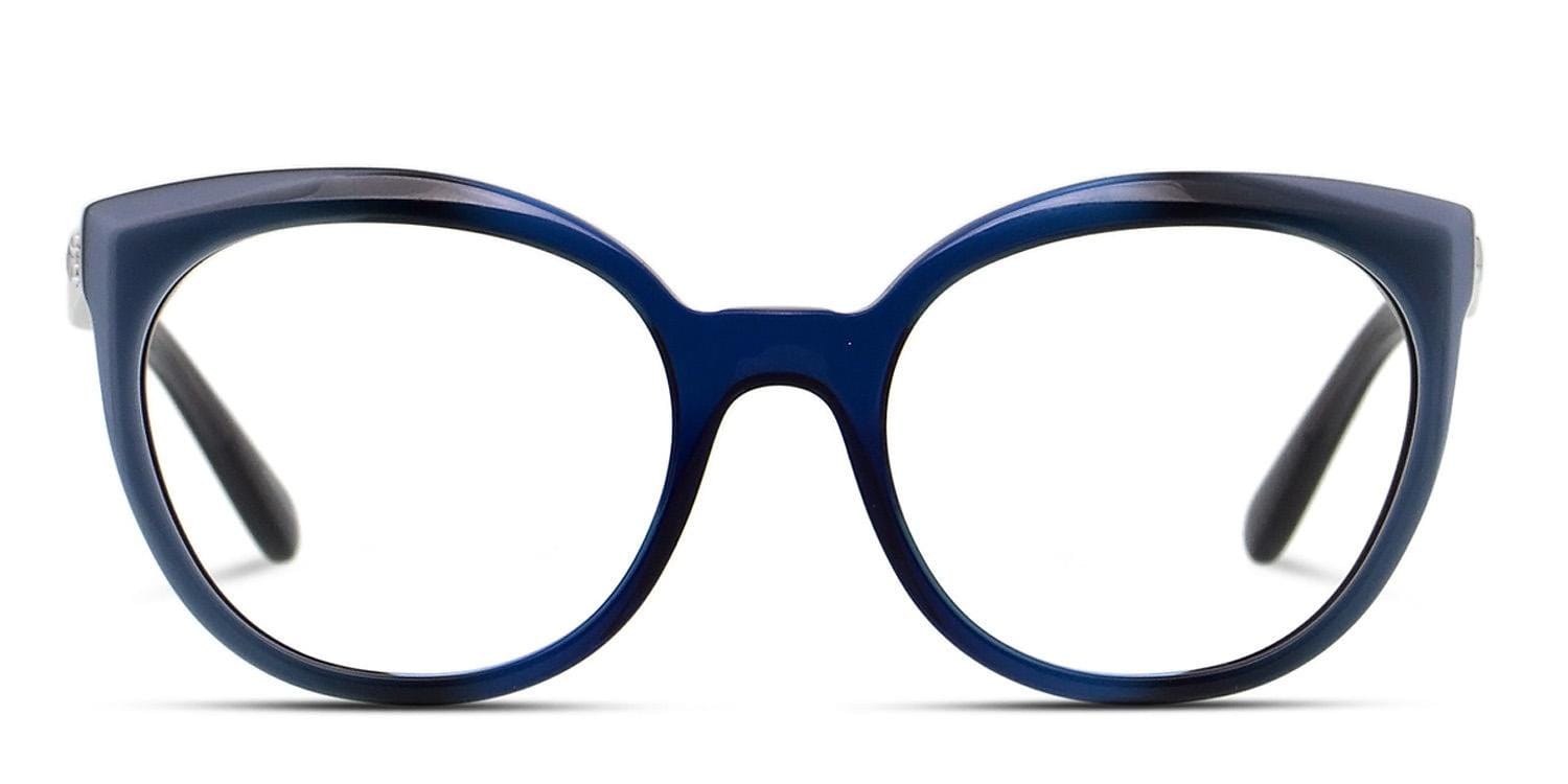 Coach HC6130 Blue Cat Eye, Oval Full Frame eyeglasses - front