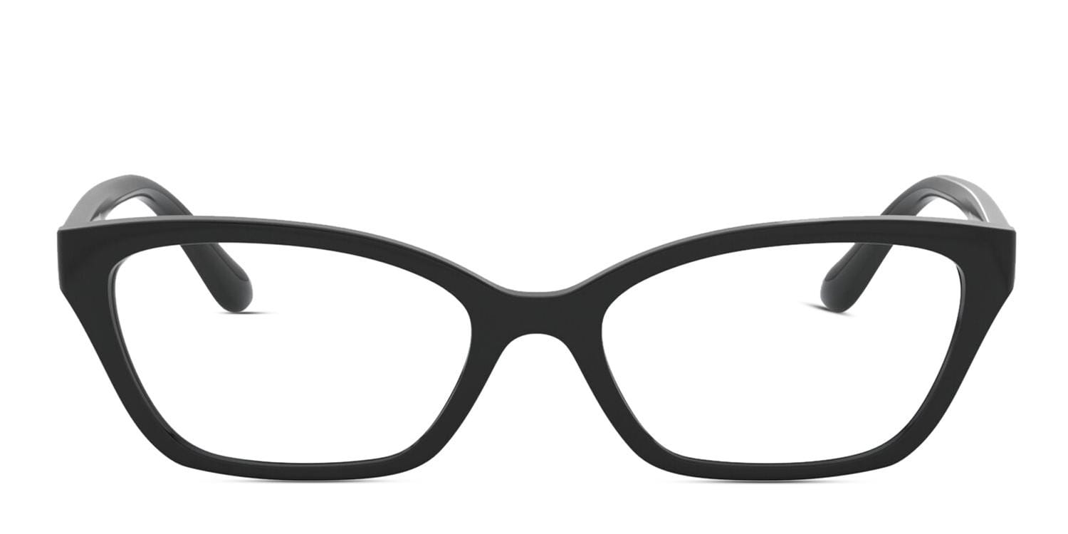 Vogue VO5289 Black Rectangle, Cat Eye Full Frame eyeglasses - front