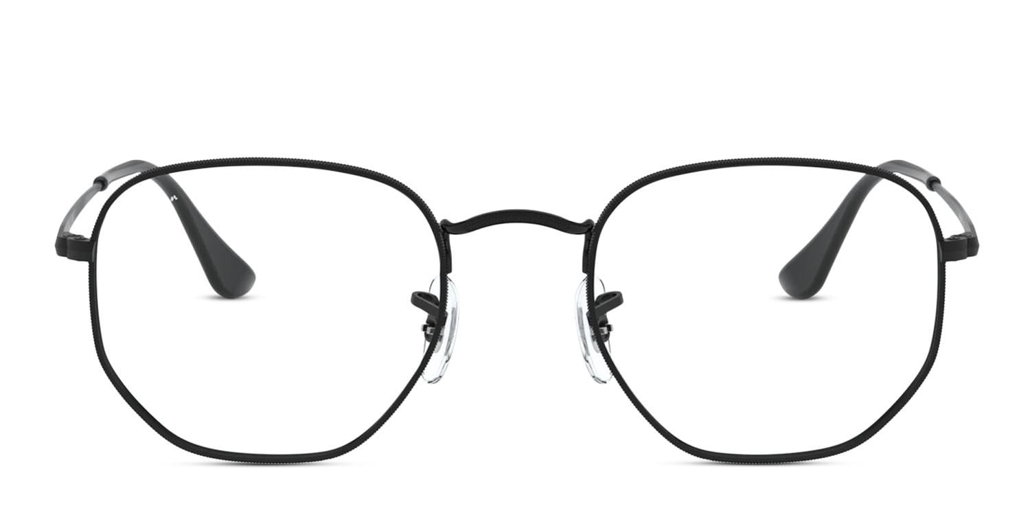 Ray-Ban RX6448 Black glasses - Black - Frontal View