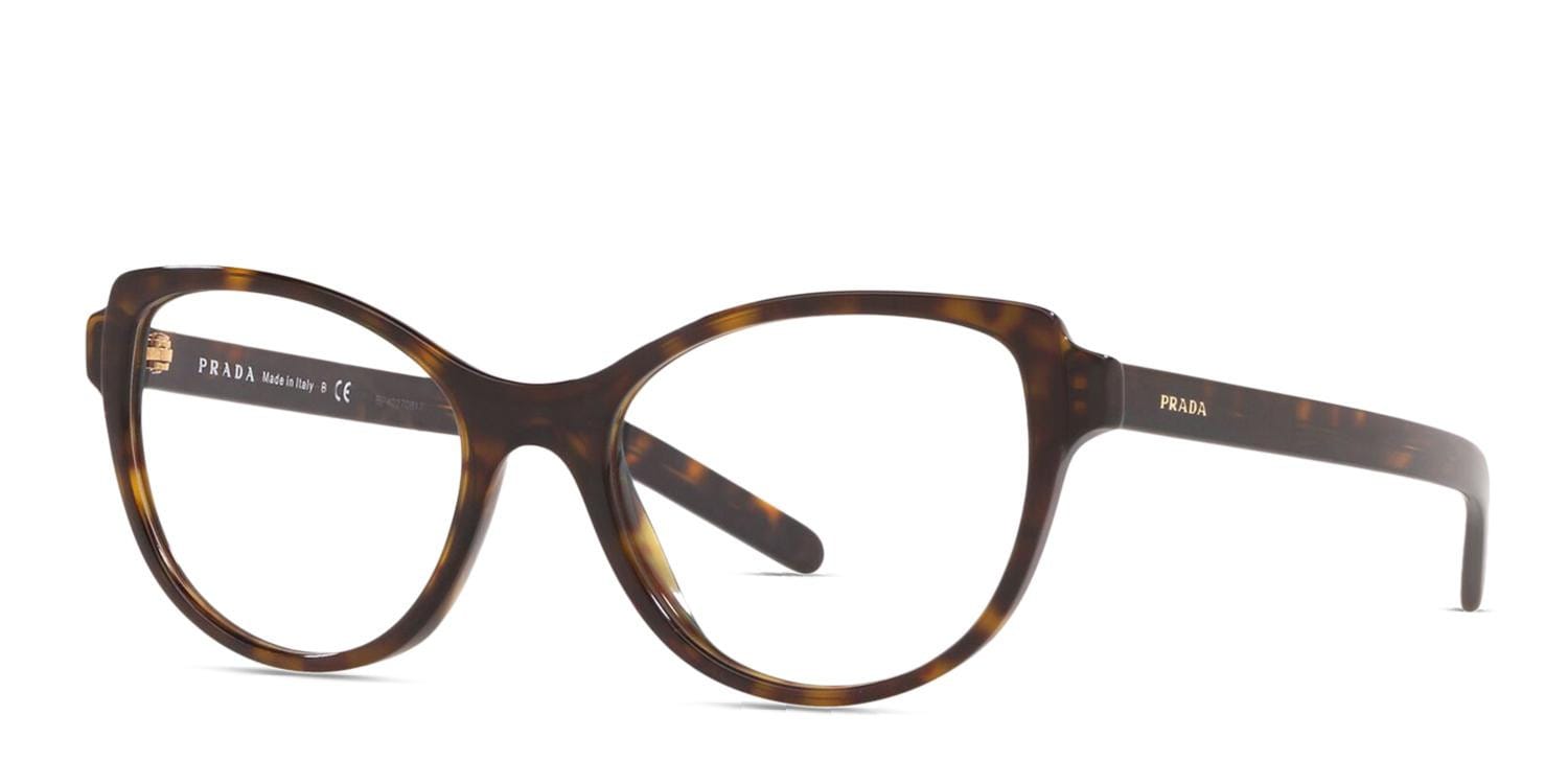 Prada 0PR 12VV Brown/Tortoise Prescription Eyeglasses