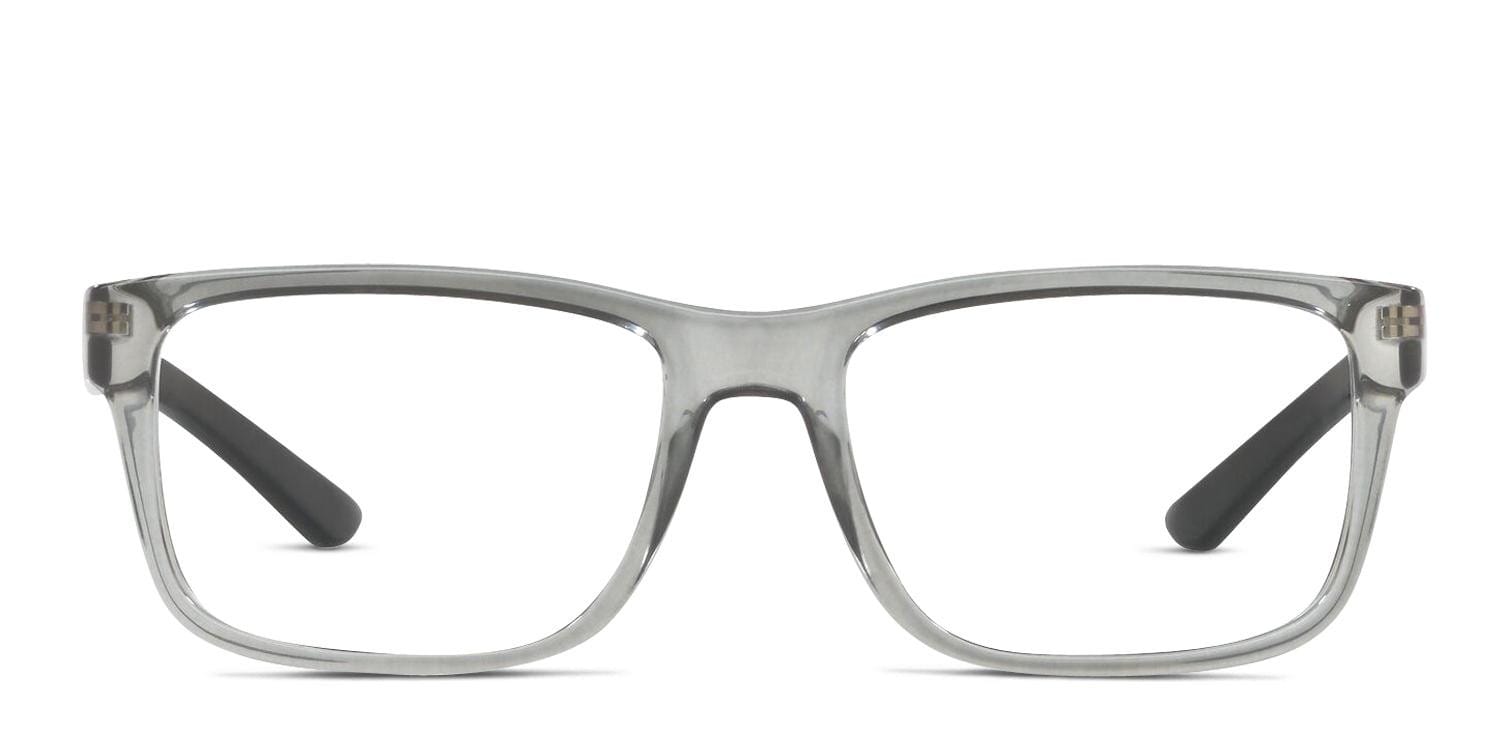 Armani Exchange AX3016 Clear Gray, Black glasses - Gray / Clear / Black - Frontal View