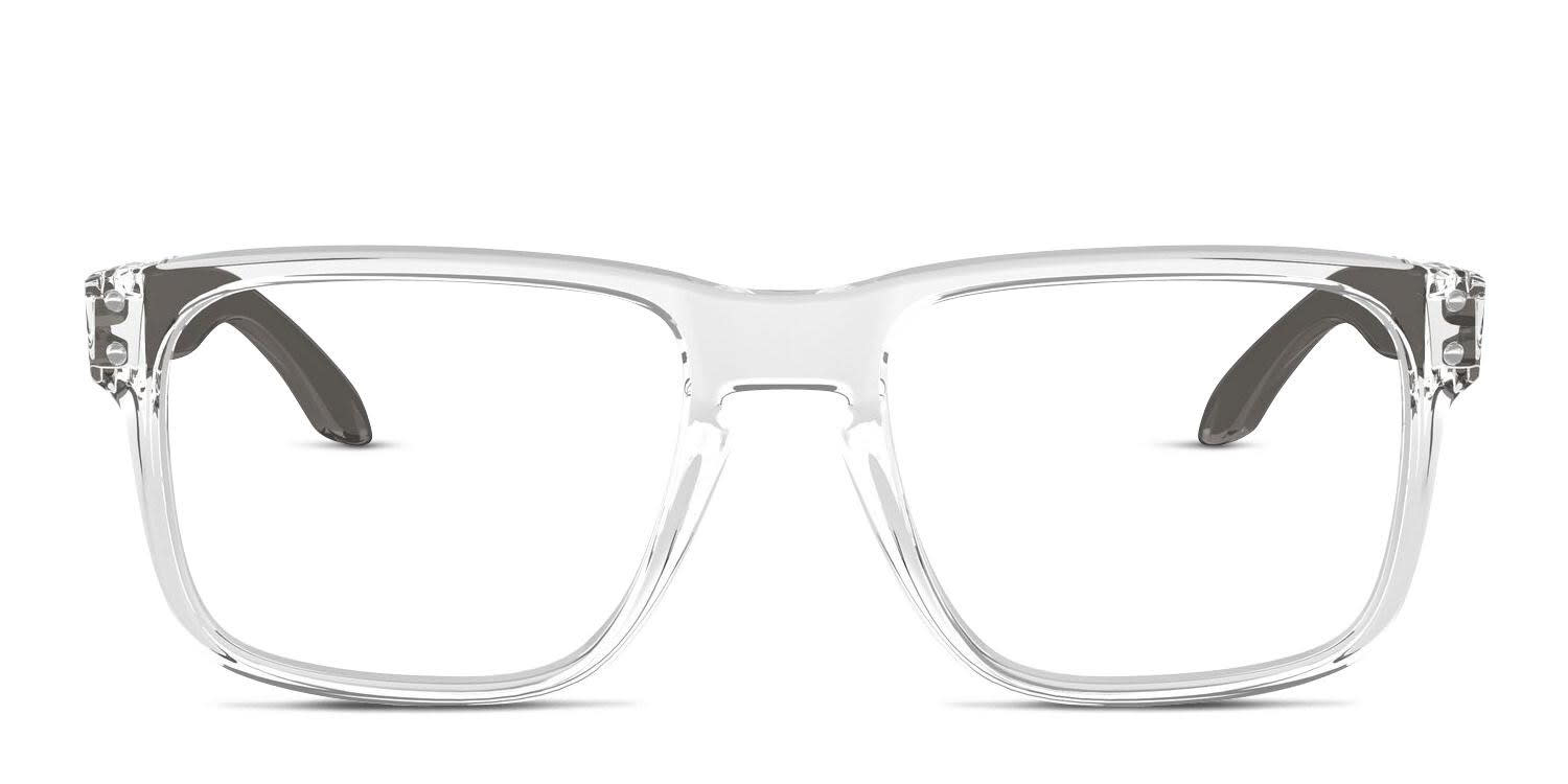 Oakley OX8156 Holbrook RX Clear, Gray glasses - Clear / Gray - Frontal View