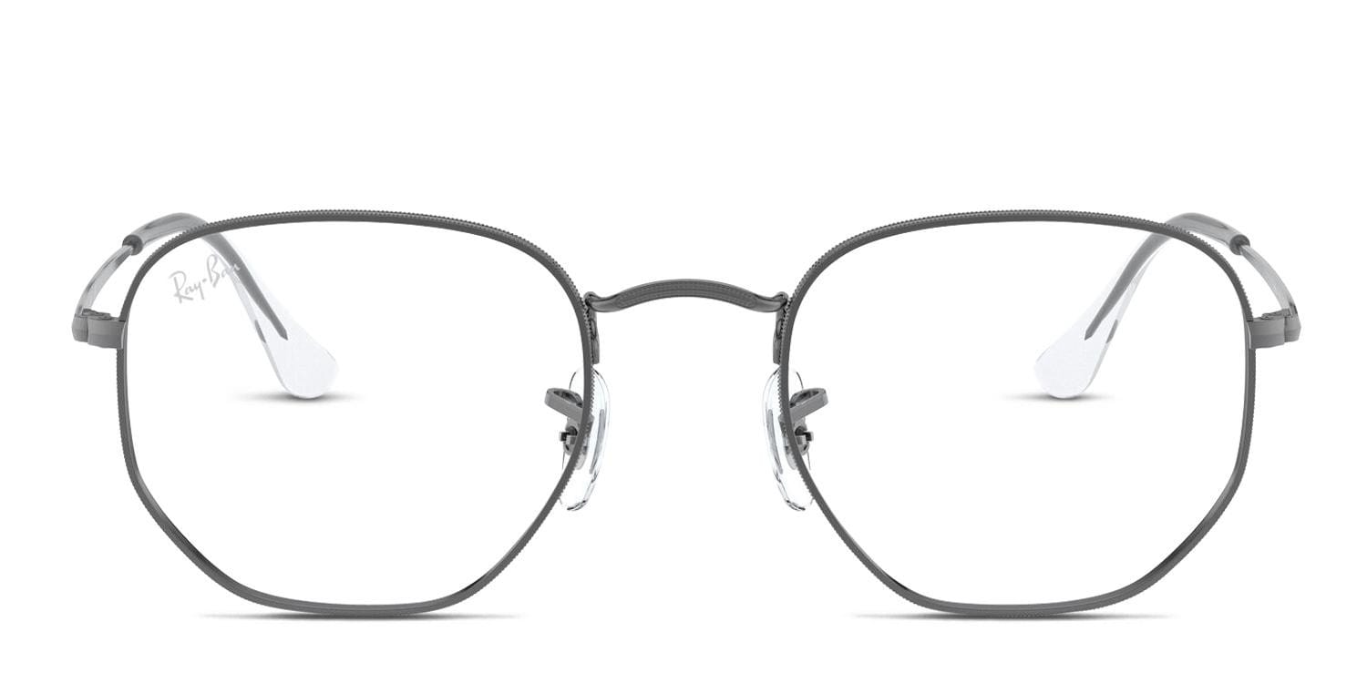 Ray-Ban RX6448 Gunmetal glasses - Gunmetal - Frontal View