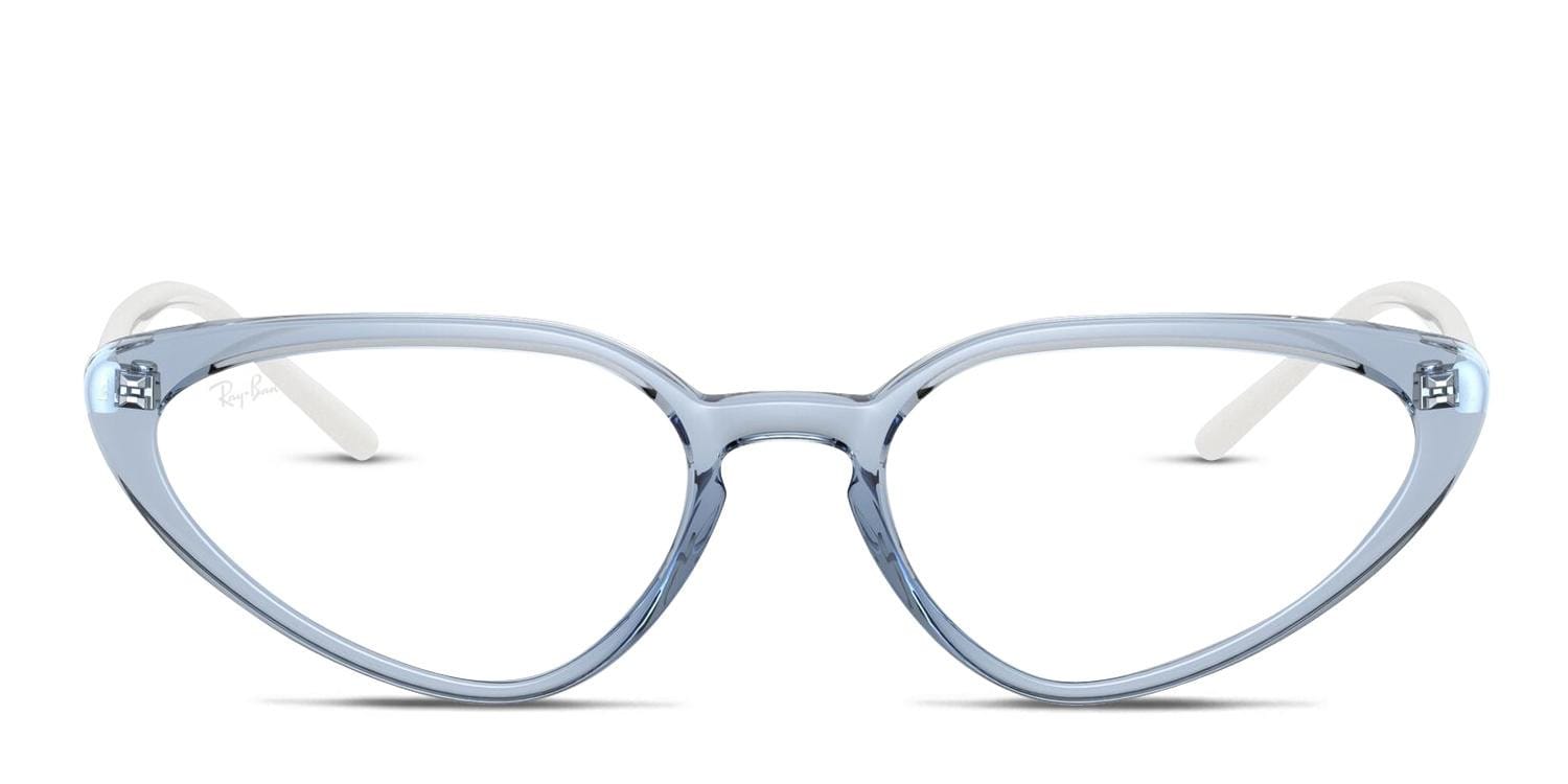 Ray-Ban RX7188 Blue/Clear/White Prescription Eyeglasses
