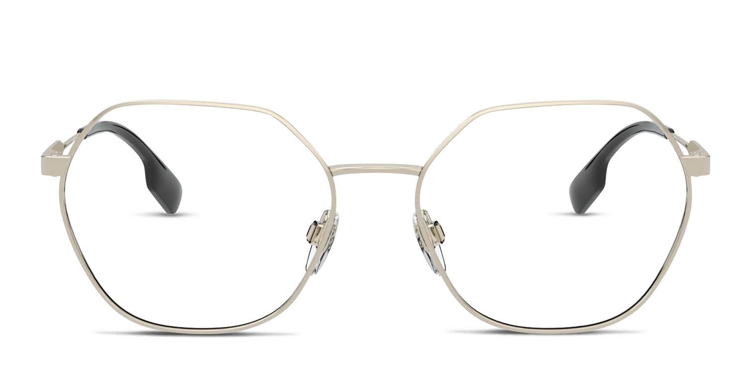 Burberry BE1350 Erin Gold Square, Geometric Full Frame eyeglasses - front