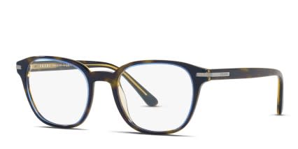 Prada PR 12WV Blue/Tortoise glasses - Blue / Tortoise - Angle View