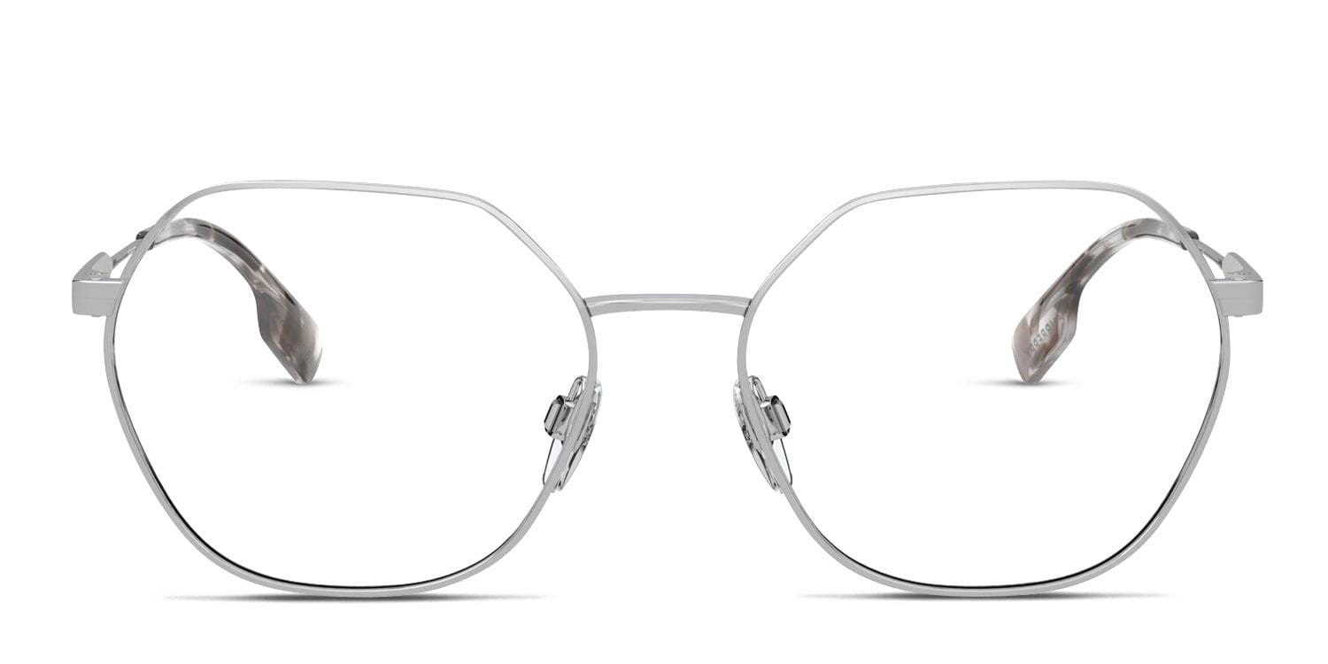 Burberry BE1350 Erin Silver Eyeglasses | Includes Free Rx Lenses ...