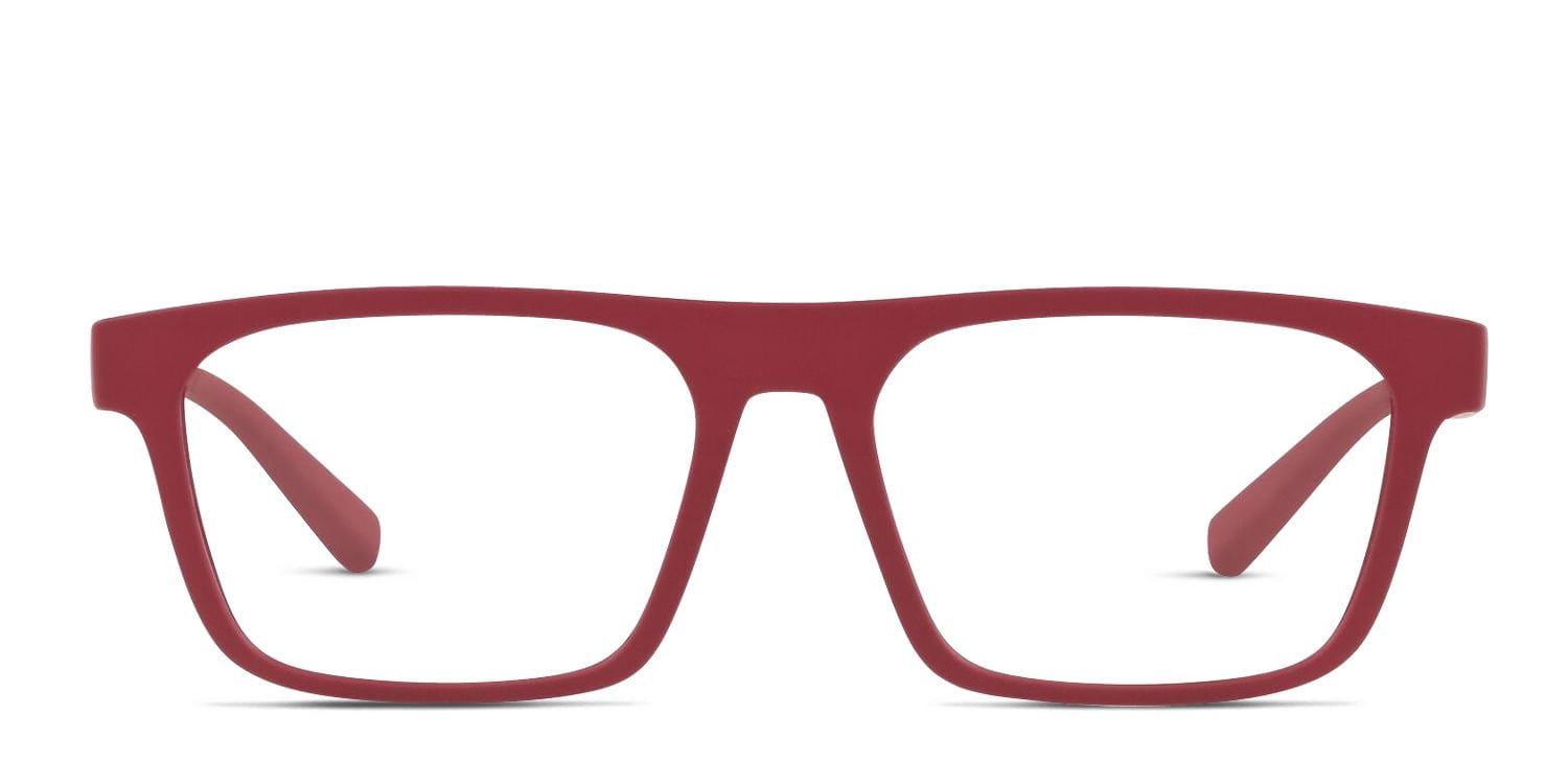 Armani Exchange AX3079 Red Rectangle Full Frame eyeglasses - front