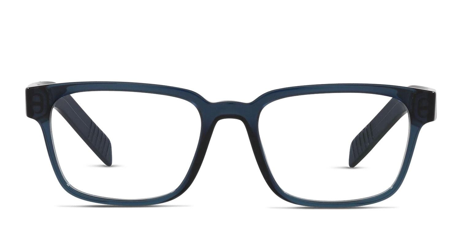 Prada PR 15WV Blue Rectangle Full Frame eyeglasses - front