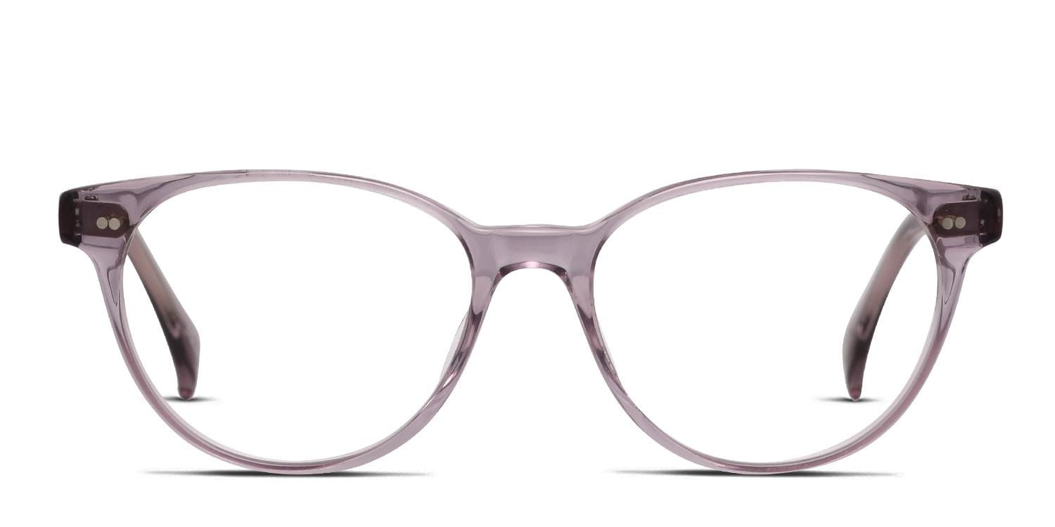 RAEN Mabel Purple, Clear glasses - Purple / Clear - Frontal View