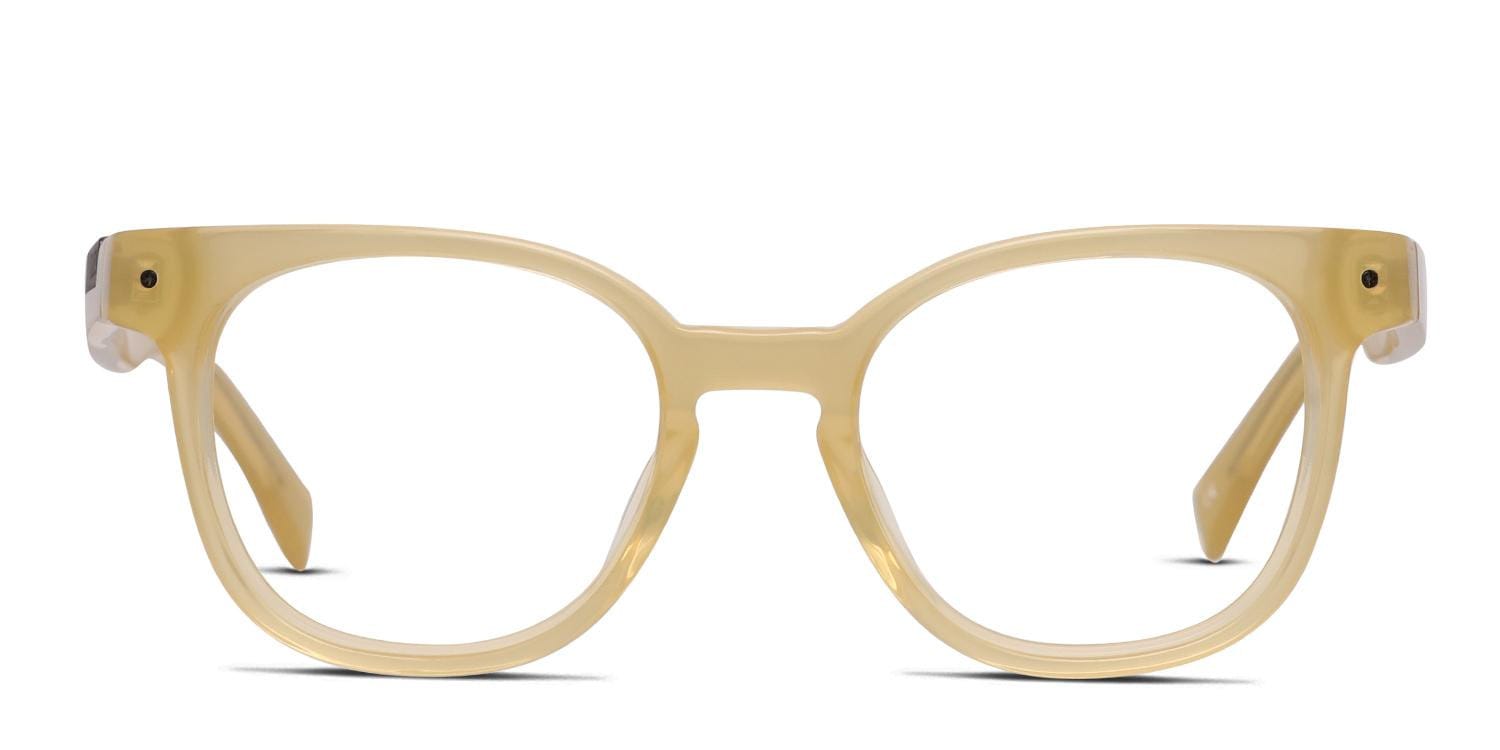 RAEN Squire Yellow, Clear glasses - Yellow / Clear - Frontal View