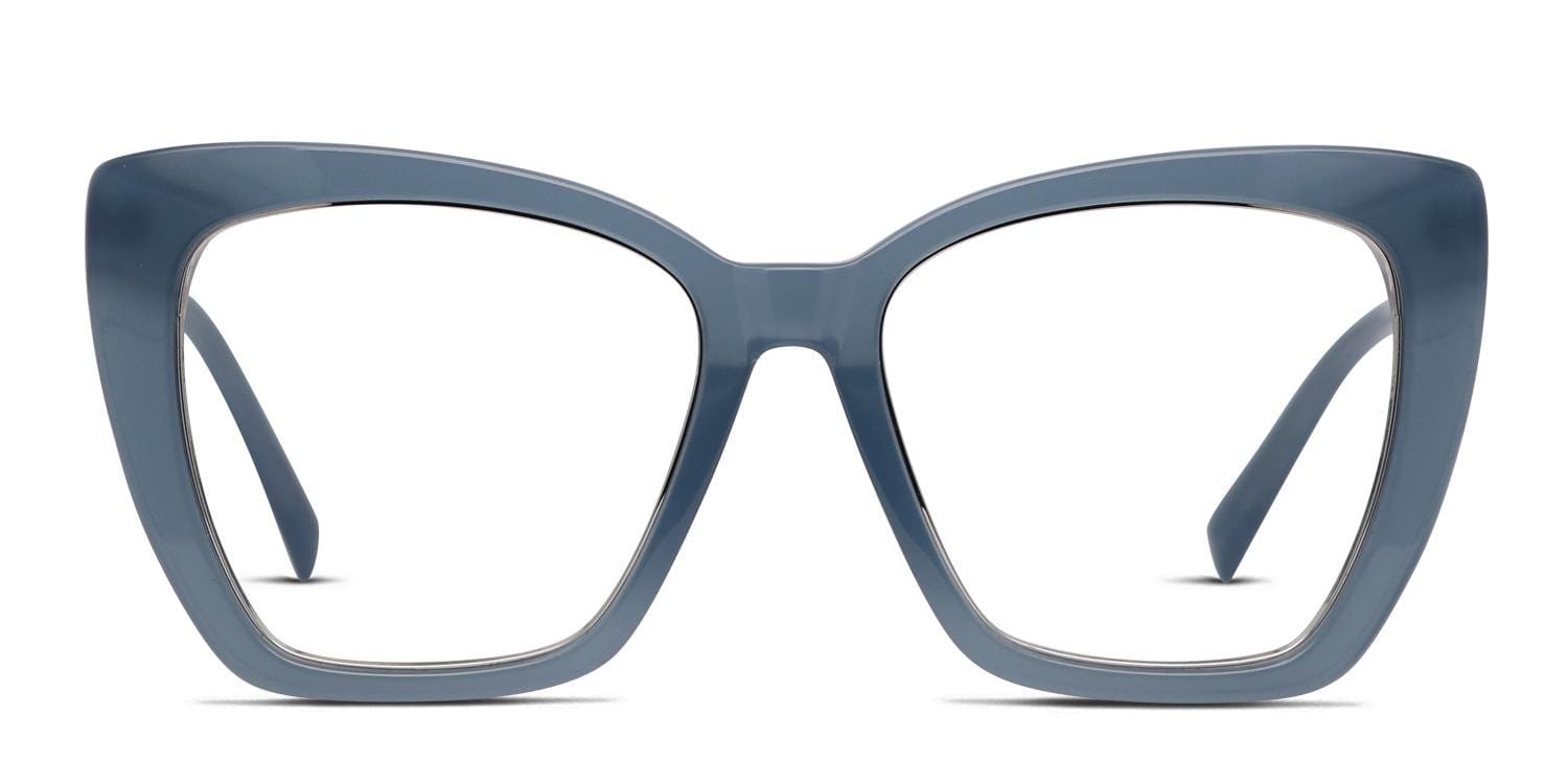 Diff Becky IV XS Blue glasses - Blue - Frontal View