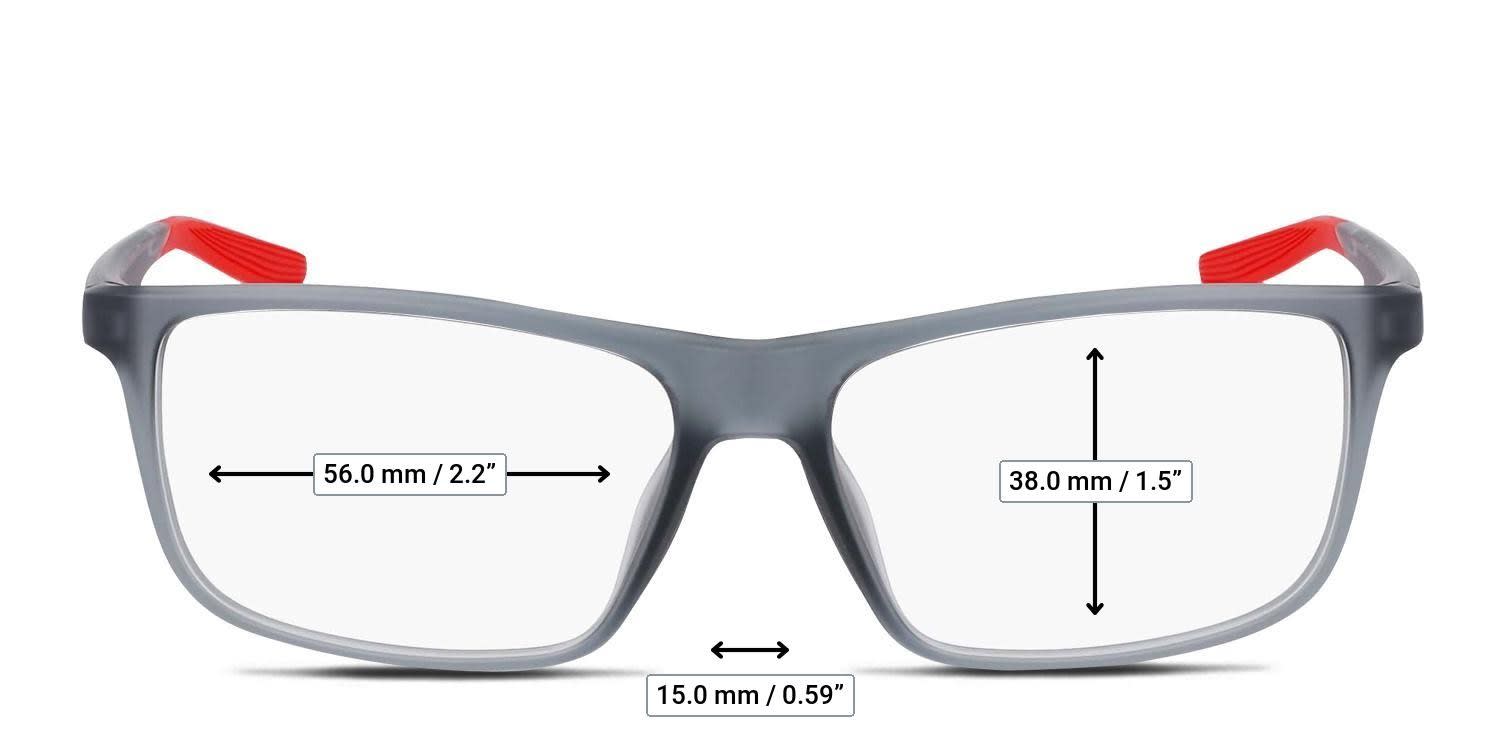 Nike 7272 Gray Eyeglasses | Includes Free Rx Lenses | GlassesUSA.com