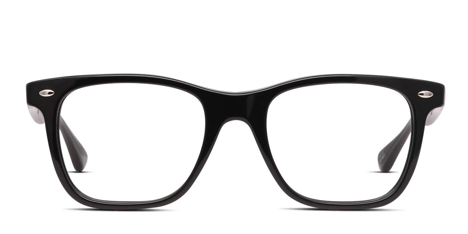 Ray-Ban RX5248 Shiny Black glasses - Shiny Black - Frontal View