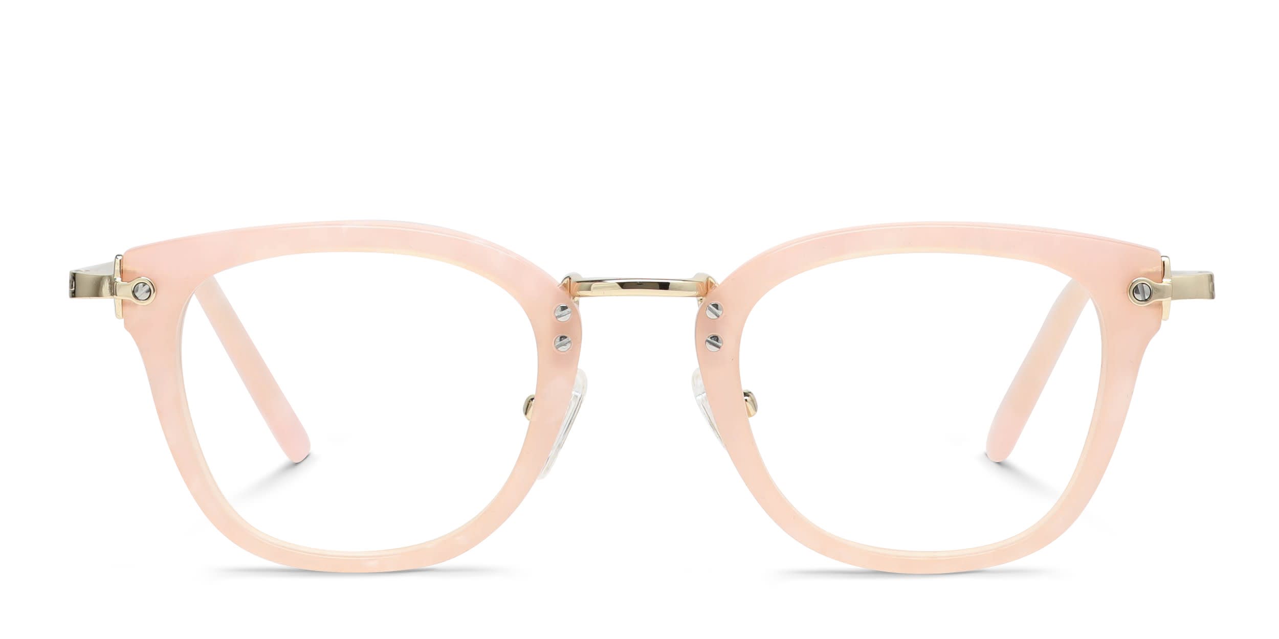 Diff Rue Pink, White Prescription Eyeglasses