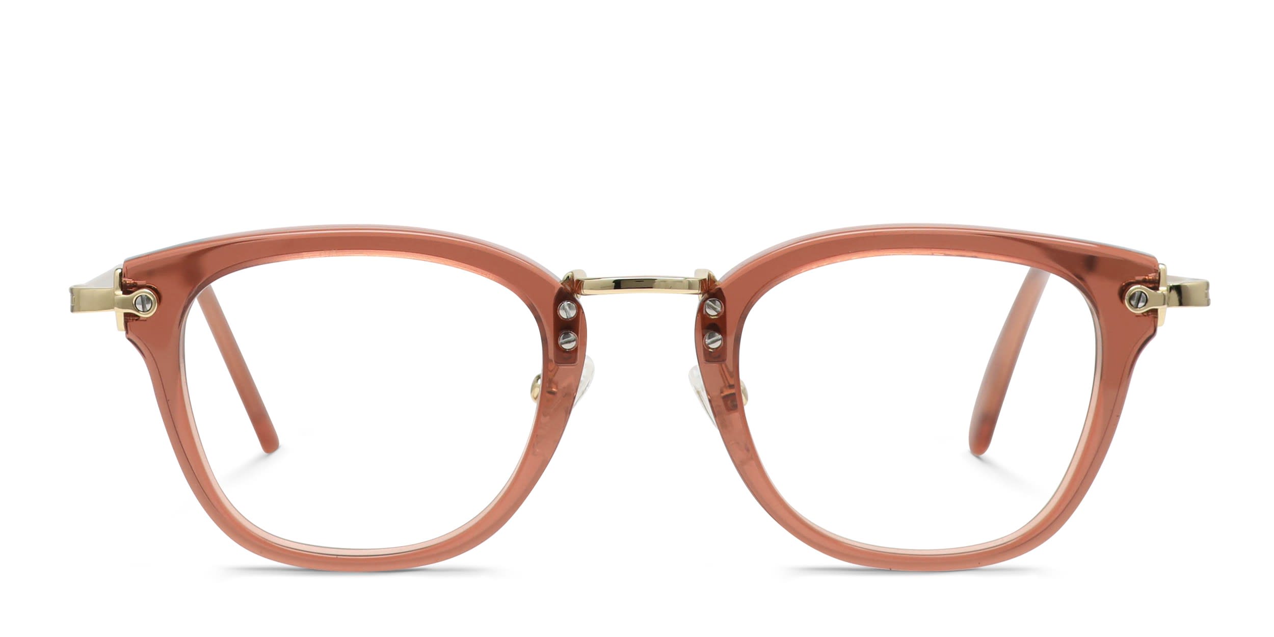 Diff Rue Brown, Gold Prescription Eyeglasses